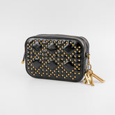 Christian Dior Studded Mini Black Camera Bag